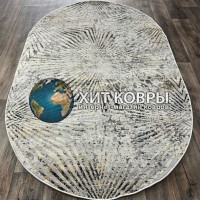Турецкий ковер Antik 5642 Серый овал